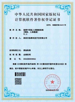 独尊中西医人体数据系统